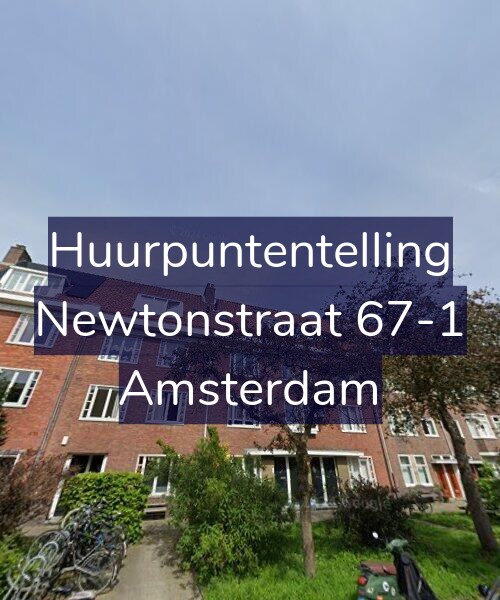 Foto gevel Huurpuntentelling voor Newtonstraat 67-1, Amsterdam