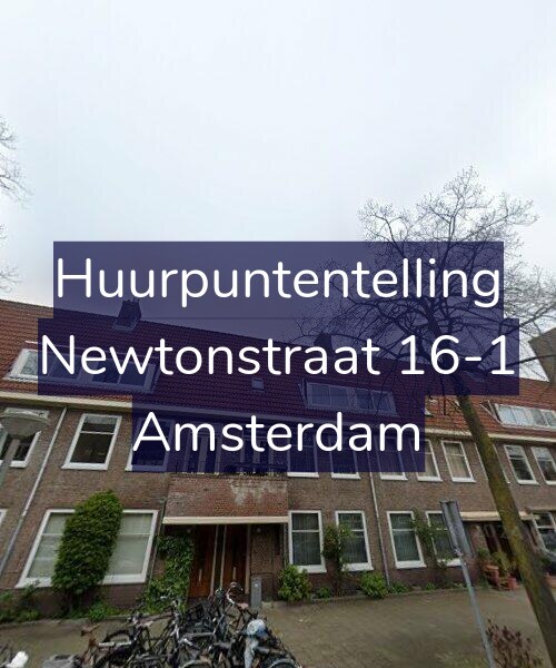 Foto gevel Huurpuntentelling voor Newtonstraat 16-1, Amsterdam