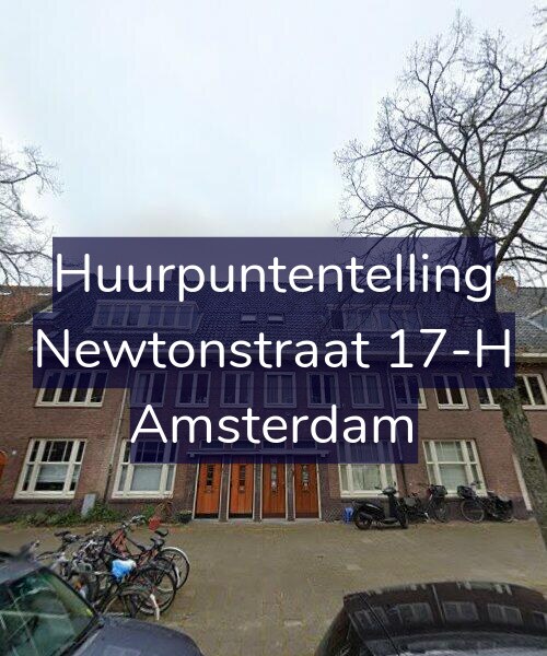 Foto gevel Huurpuntentelling voor Newtonstraat 17-H, Amsterdam