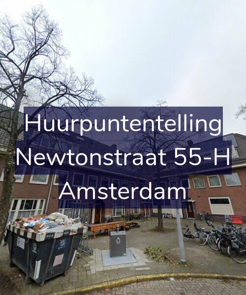 Foto gevel Huurpuntentelling voor Newtonstraat 55-H, Amsterdam