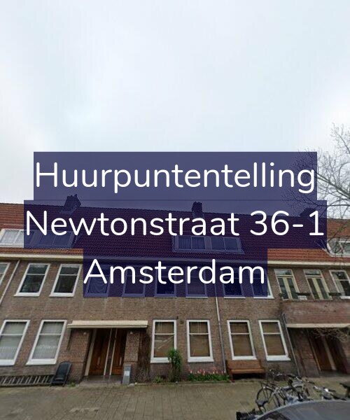 Foto gevel Huurpuntentelling voor Newtonstraat 36-1, Amsterdam