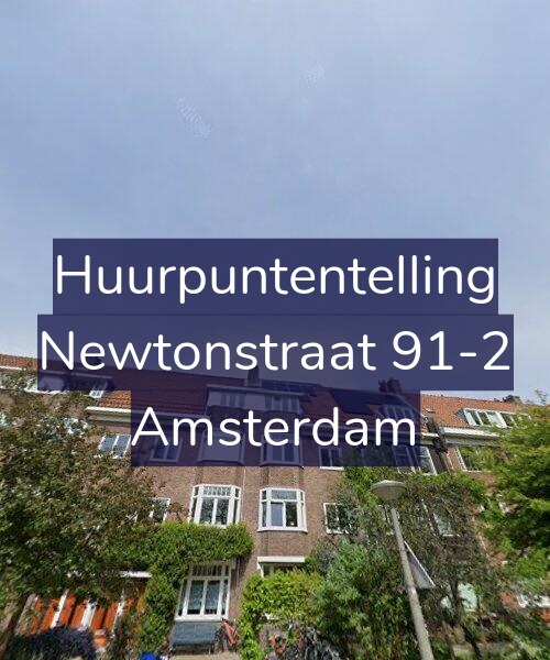 Foto gevel Huurpuntentelling voor Newtonstraat 91-2, Amsterdam