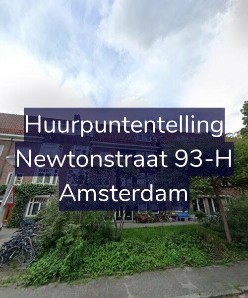 Foto gevel Huurpuntentelling voor Newtonstraat 93-H, Amsterdam