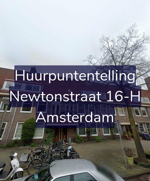 Foto gevel Huurpuntentelling voor Newtonstraat 16-H, Amsterdam