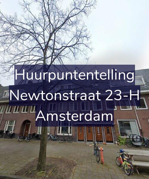 Foto gevel Huurpuntentelling voor Newtonstraat 23-H, Amsterdam