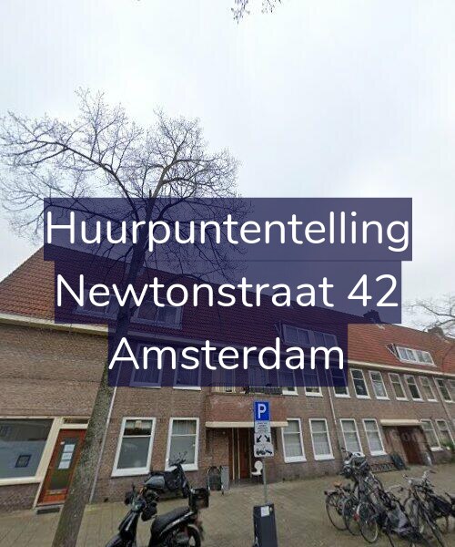 Foto gevel Huurpuntentelling voor Newtonstraat 42, Amsterdam