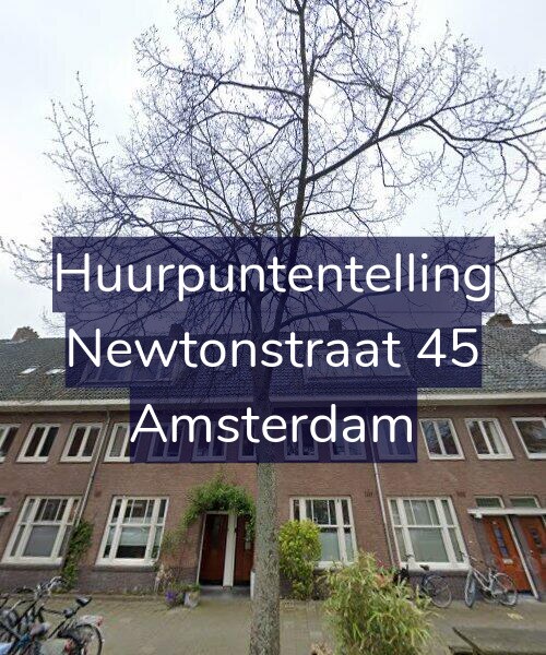 Foto gevel Huurpuntentelling voor Newtonstraat 45, Amsterdam