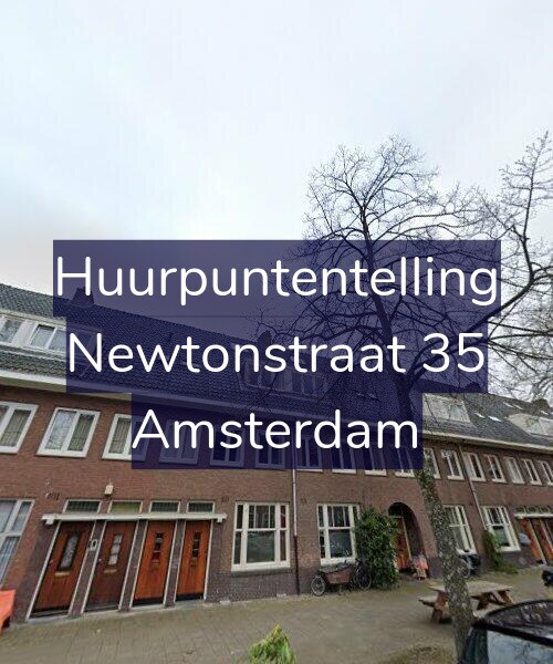 Foto gevel Huurpuntentelling voor Newtonstraat 35, Amsterdam