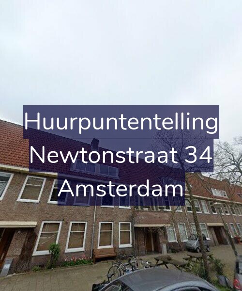 Foto gevel Huurpuntentelling voor Newtonstraat 34, Amsterdam