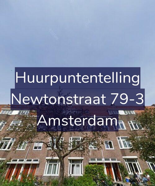 Foto gevel Huurpuntentelling voor Newtonstraat 79-3, Amsterdam