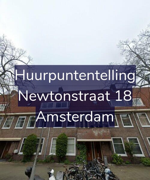 Foto gevel Huurpuntentelling voor Newtonstraat 18, Amsterdam