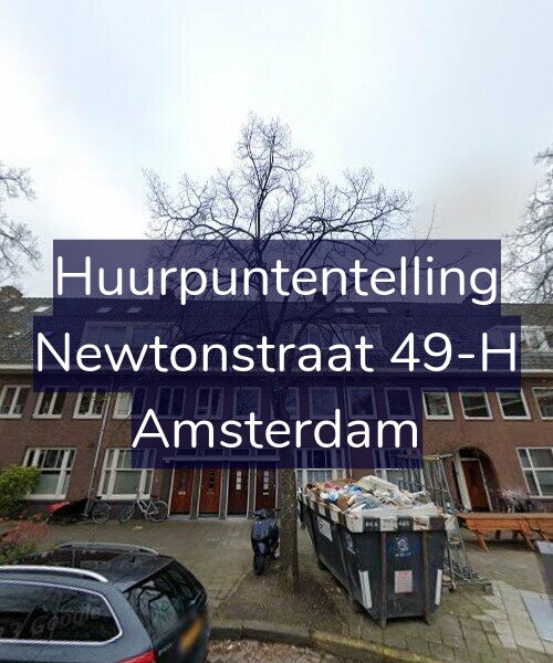Foto gevel Huurpuntentelling voor Newtonstraat 49-H, Amsterdam