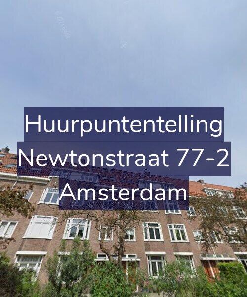 Foto gevel Huurpuntentelling voor Newtonstraat 77-2, Amsterdam