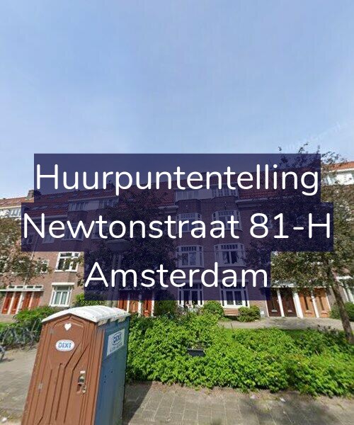 Foto gevel Huurpuntentelling voor Newtonstraat 81-H, Amsterdam