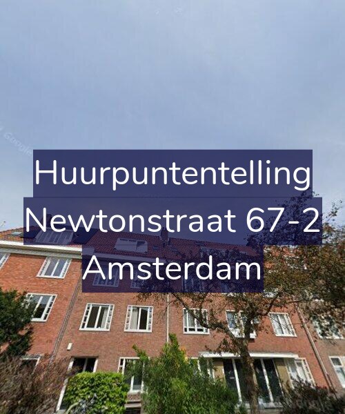 Foto gevel Huurpuntentelling voor Newtonstraat 67-2, Amsterdam