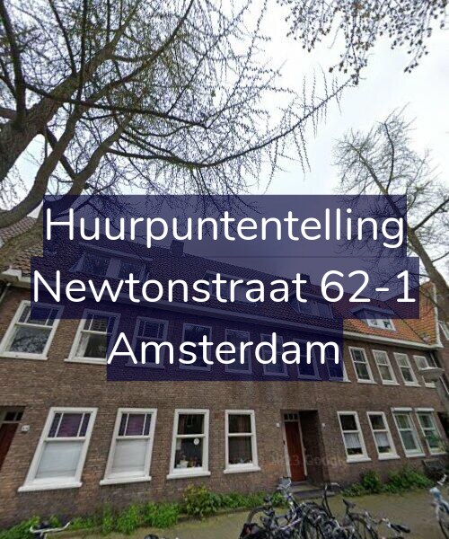 Foto gevel Huurpuntentelling voor Newtonstraat 62-1, Amsterdam