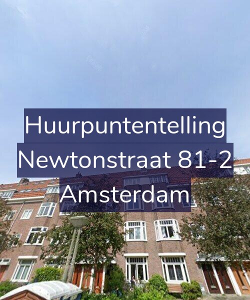 Foto gevel Huurpuntentelling voor Newtonstraat 81-2, Amsterdam