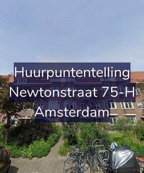 Foto gevel Huurpuntentelling voor Newtonstraat 75-H, Amsterdam