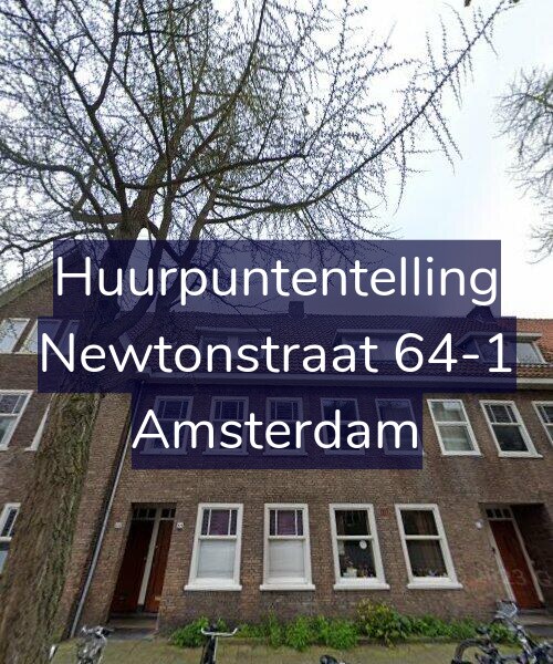 Foto gevel Huurpuntentelling voor Newtonstraat 64-1, Amsterdam