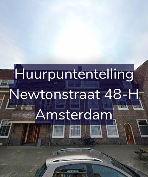 Foto gevel Huurpuntentelling voor Newtonstraat 48-H, Amsterdam