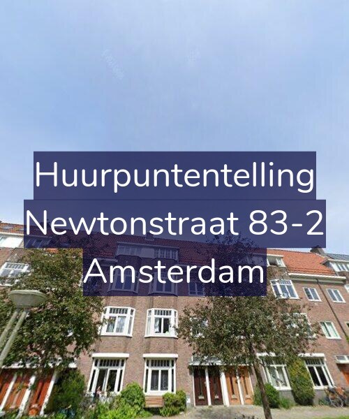 Foto gevel Huurpuntentelling voor Newtonstraat 83-2, Amsterdam