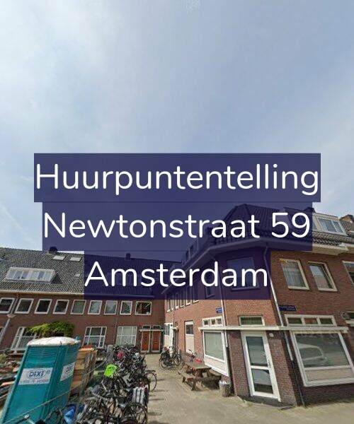 Foto gevel Huurpuntentelling voor Newtonstraat 59, Amsterdam