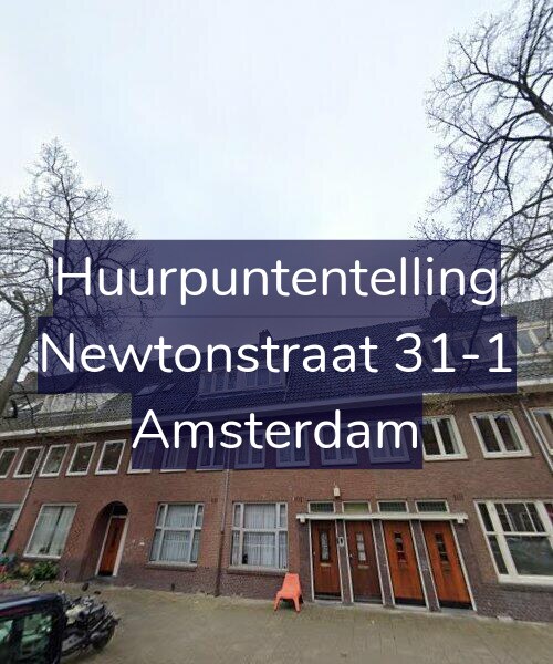 Foto gevel Huurpuntentelling voor Newtonstraat 31-1, Amsterdam