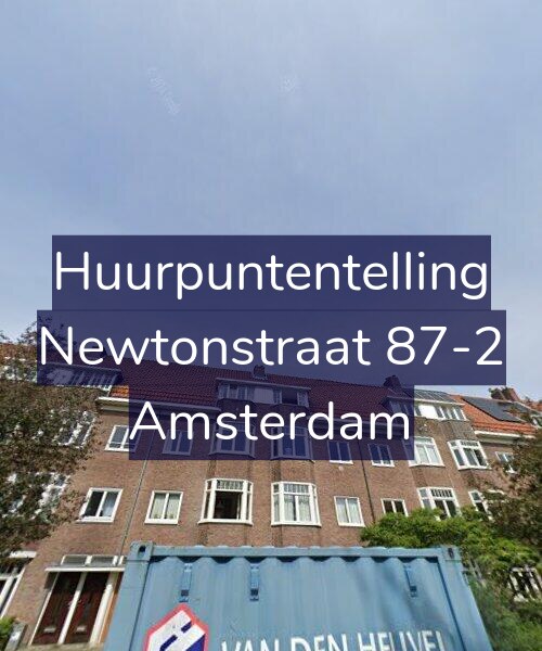 Foto gevel Huurpuntentelling voor Newtonstraat 87-2, Amsterdam