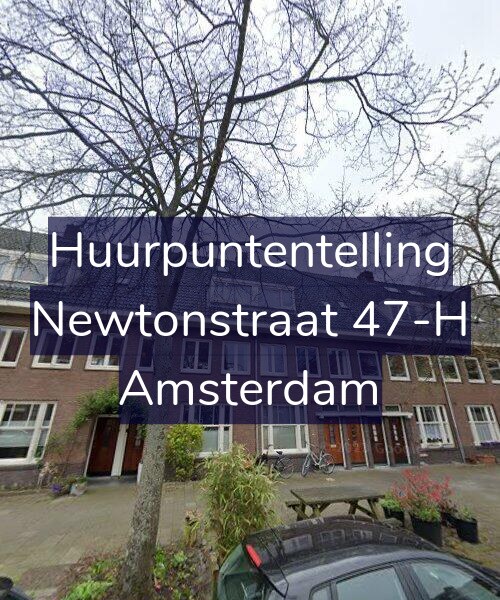 Foto gevel Huurpuntentelling voor Newtonstraat 47-H, Amsterdam