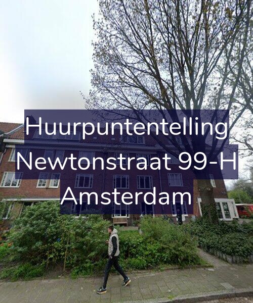 Foto gevel Huurpuntentelling voor Newtonstraat 99-H, Amsterdam