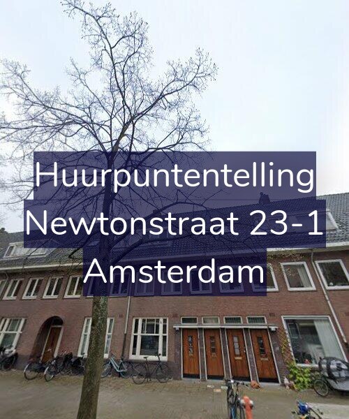 Foto gevel Huurpuntentelling voor Newtonstraat 23-1, Amsterdam