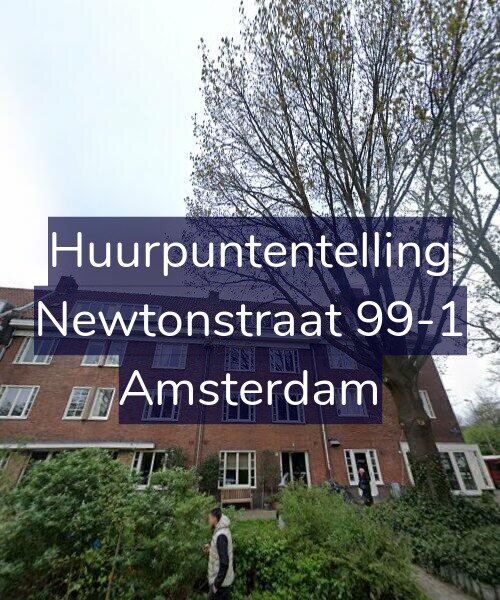 Foto gevel Huurpuntentelling voor Newtonstraat 99-1, Amsterdam