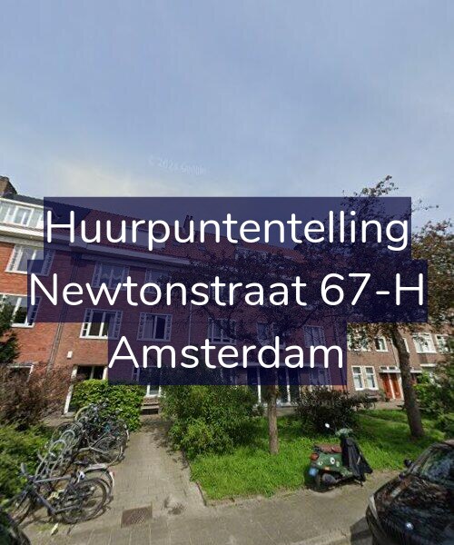 Foto gevel Huurpuntentelling voor Newtonstraat 67-H, Amsterdam