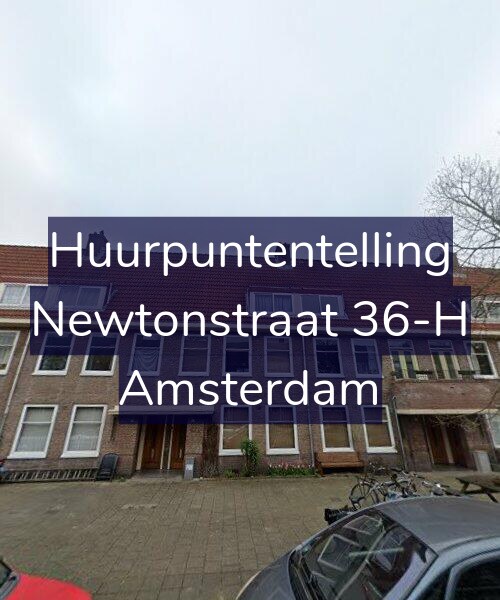 Foto gevel Huurpuntentelling voor Newtonstraat 36-H, Amsterdam