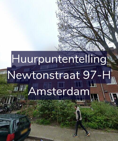 Foto gevel Huurpuntentelling voor Newtonstraat 97-H, Amsterdam