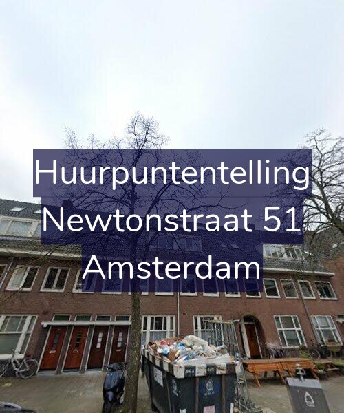 Foto gevel Huurpuntentelling voor Newtonstraat 51, Amsterdam