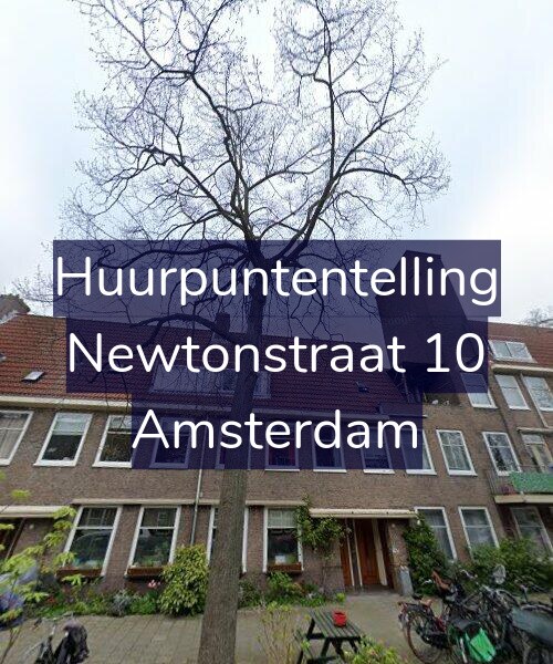Foto gevel Huurpuntentelling voor Newtonstraat 10, Amsterdam
