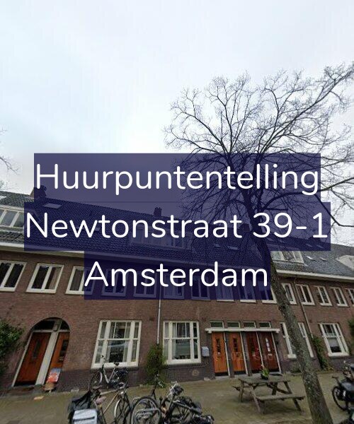 Foto gevel Huurpuntentelling voor Newtonstraat 39-1, Amsterdam