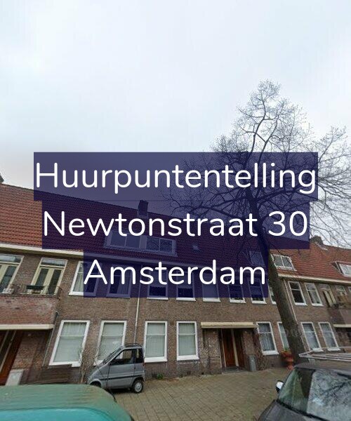Foto gevel Huurpuntentelling voor Newtonstraat 30, Amsterdam