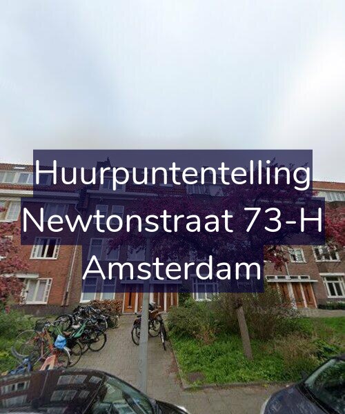 Foto gevel Huurpuntentelling voor Newtonstraat 73-H, Amsterdam