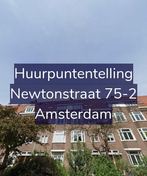 Foto gevel Huurpuntentelling voor Newtonstraat 75-2, Amsterdam