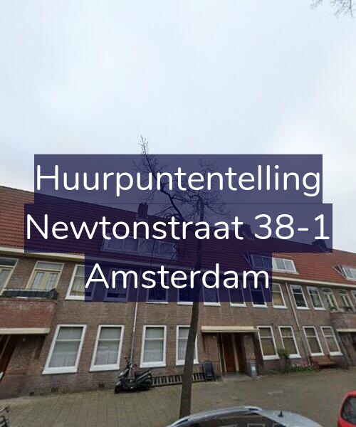 Foto gevel Huurpuntentelling voor Newtonstraat 38-1, Amsterdam