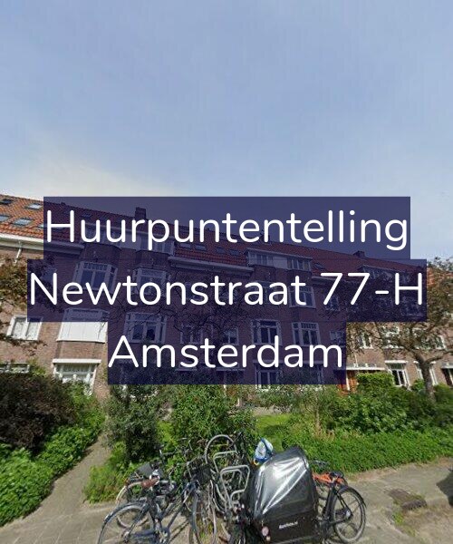 Foto gevel Huurpuntentelling voor Newtonstraat 77-H, Amsterdam