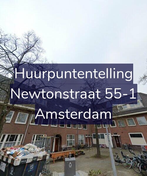 Foto gevel Huurpuntentelling voor Newtonstraat 55-1, Amsterdam