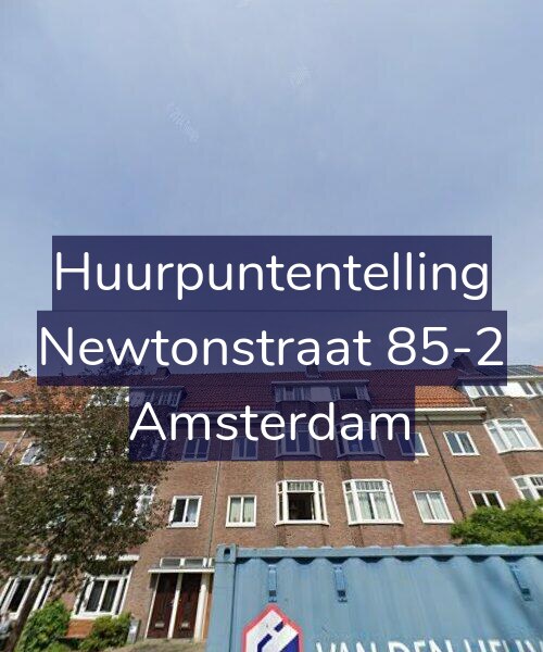 Foto gevel Huurpuntentelling voor Newtonstraat 85-2, Amsterdam