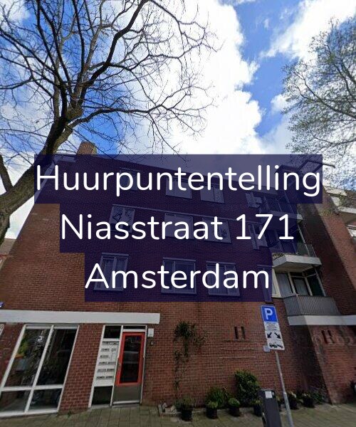 Foto gevel Huurpuntentelling voor Niasstraat 171, Amsterdam