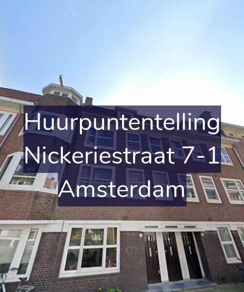 Foto gevel Huurpuntentelling voor Nickeriestraat 7-1, Amsterdam