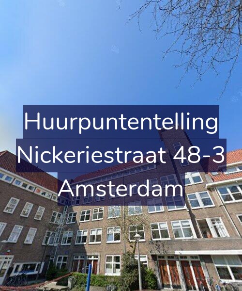 Foto gevel Huurpuntentelling voor Nickeriestraat 48-3, Amsterdam