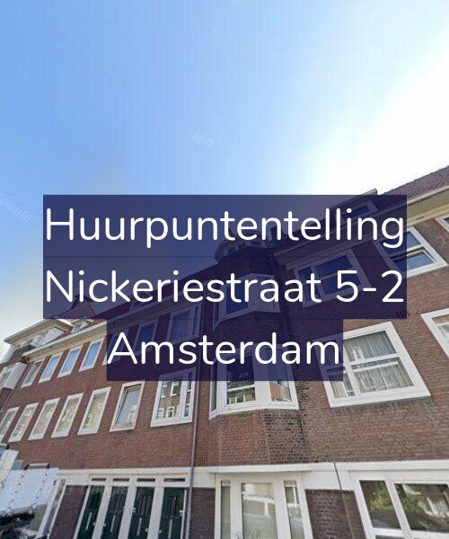 Foto gevel Huurpuntentelling voor Nickeriestraat 5-2, Amsterdam