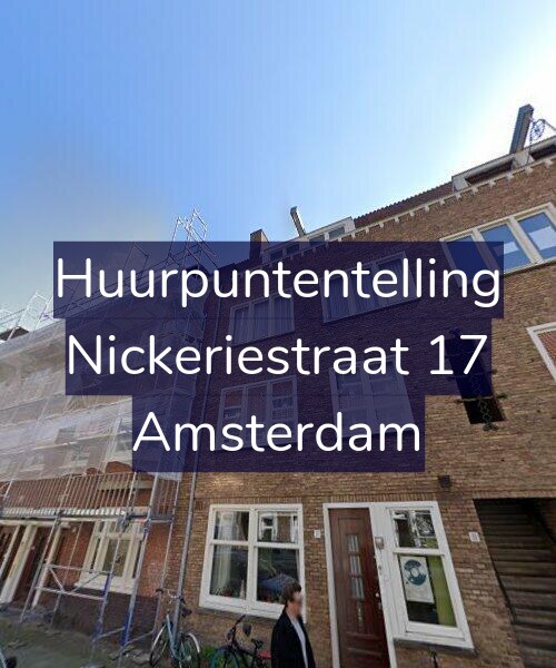 Foto gevel Huurpuntentelling voor Nickeriestraat 17, Amsterdam